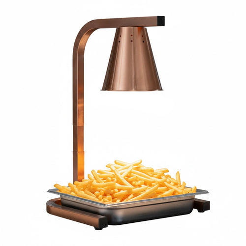 Commercial Food Warmer GN1/2 – 1 Heating Lamp 360×320×500/550/600 mm 250W Gold - EWL03G1