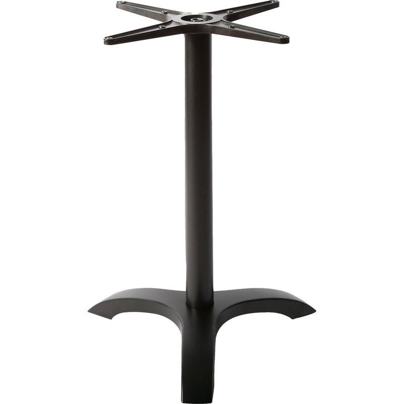 Black Cast Iron Table Base Tri-Leg 600x720mm - F008