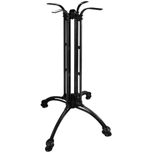 Black Decorative Aluminium Table base 600mm Bar height 1080mm - F023