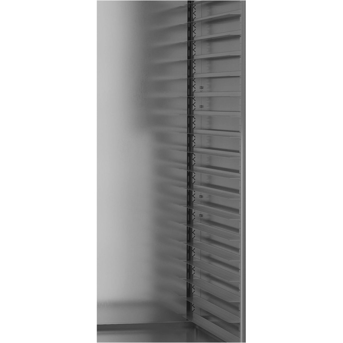 852lt Commercial Bakery Freezer Stainless steel Upright cabinet Single door 800x600mm Ventilated cooling - F6080