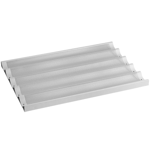 Oven Baguette / French Bread Baking Tray Aluminium 600x400x80mm - FBR6040