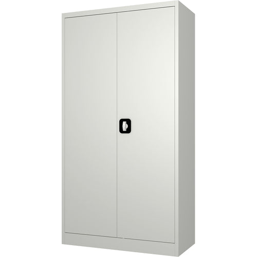 Commercial Steel Grey/White Storage Cupboard with 4 Shelves and Lock 800x400x1800mm - FCA18WHITE