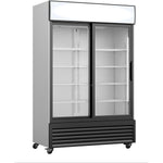 Commercial Display Refrigerator with Double Sliding Glass door & Canopy 1050 litres - FCLS133ASA