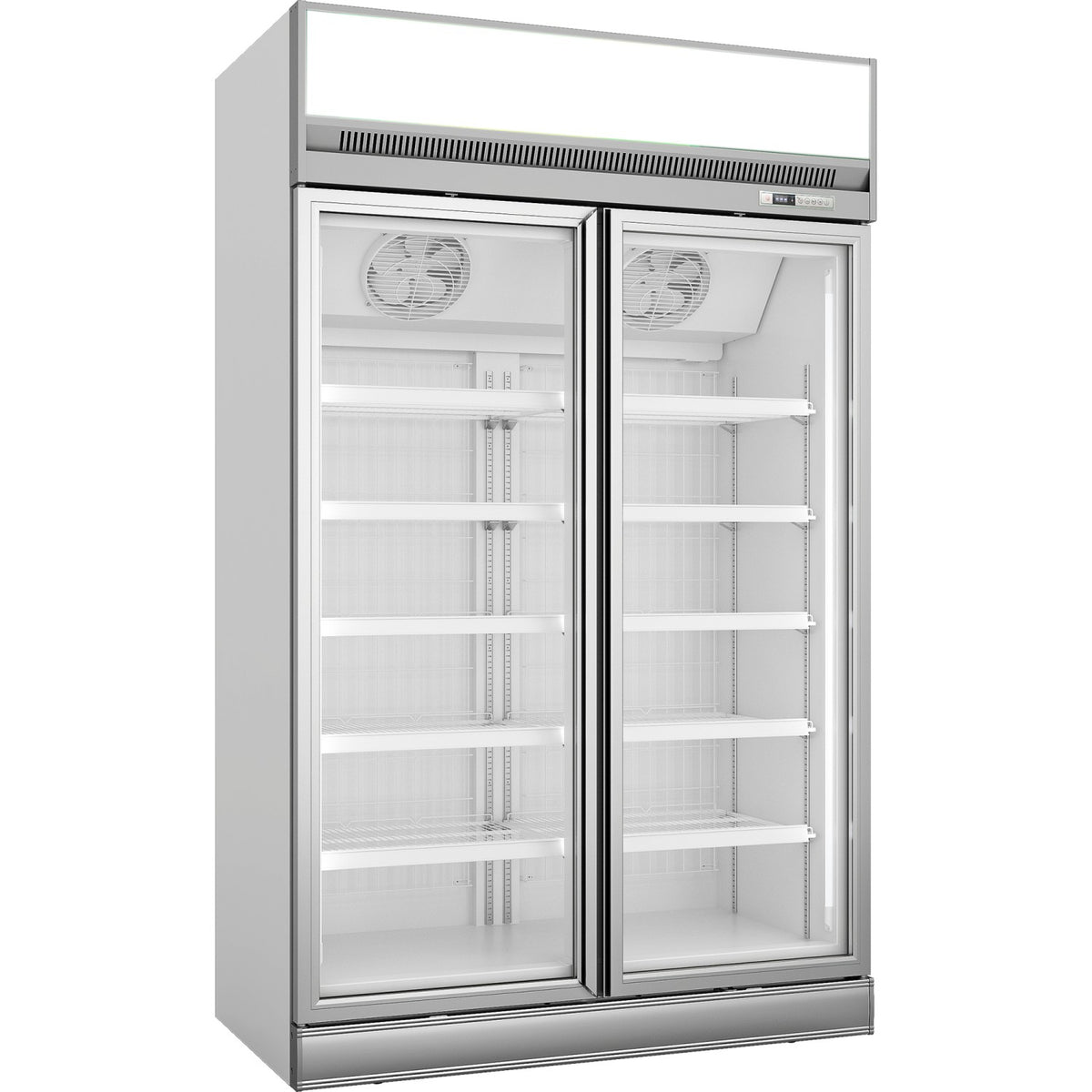 Commercial Display freezer 1006 litres Double hinged doors Top mount - FF444TOP