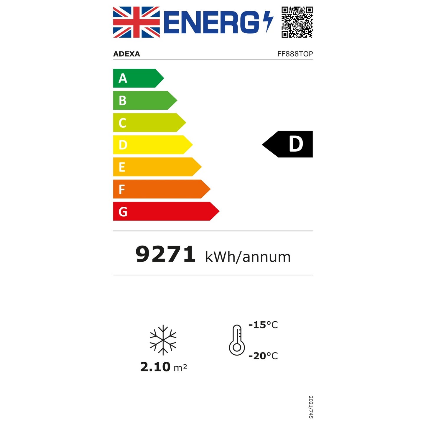 Commercial 3 Door Glass Display Freezer 1090L Net 1563L Gross -18 to -22°C Frost Free - FF888TOP