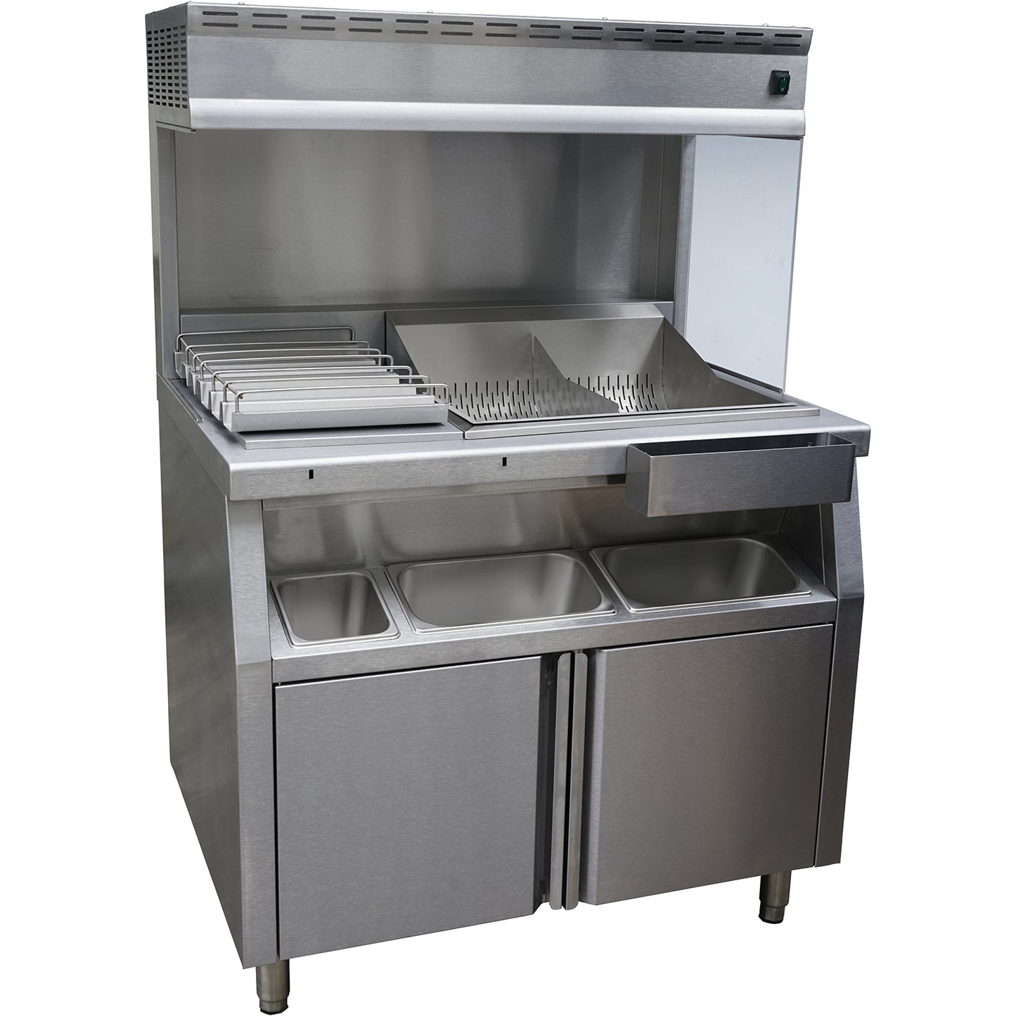 Chips Scuttle/Dump Bagging & Warming Station - FFB10