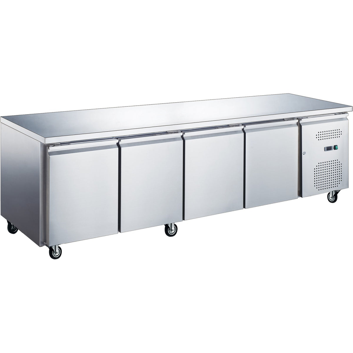 Commercial Freezer counter Ventilated 4 doors Depth 700mm - FG41V