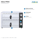Commercial Double Deck Pizza Oven for 12" Pizzas 2.26kW 230V - FP03A