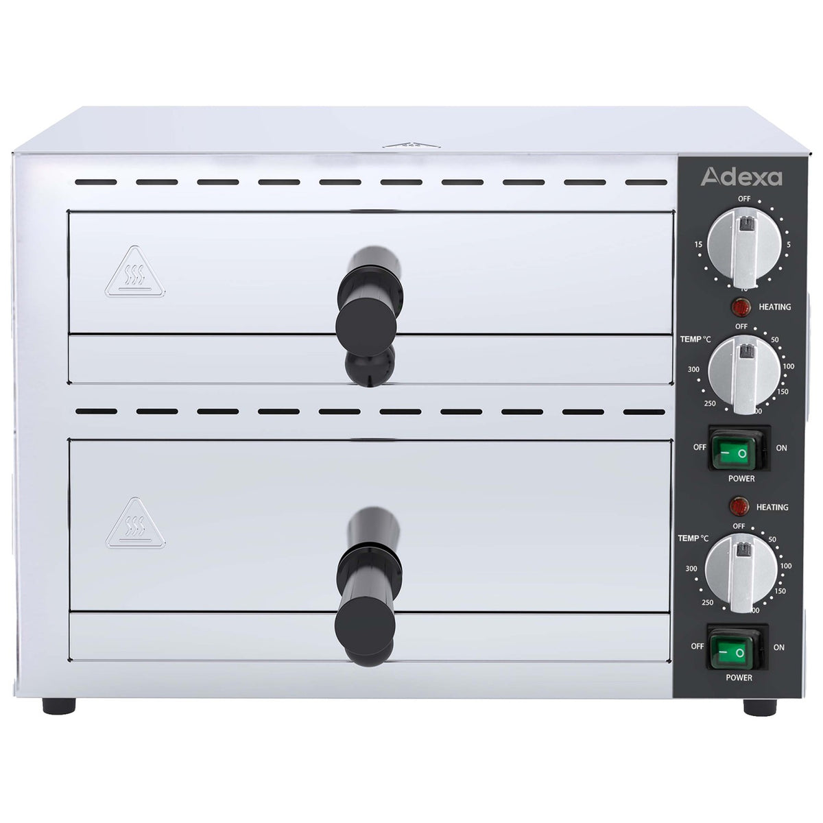 Commercial Double Deck Pizza Oven for 12" Pizzas 2.26kW 230V - FP03A