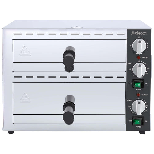 Commercial Double Deck Pizza Oven for 12" Pizzas 2.26kW 230V - FP03A