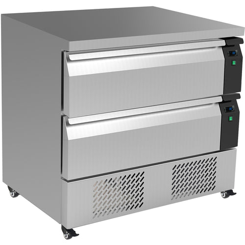 FlexDrawer Counter Fridge & Freezer 905x700x840mm 4xGN1/1 - CBF92