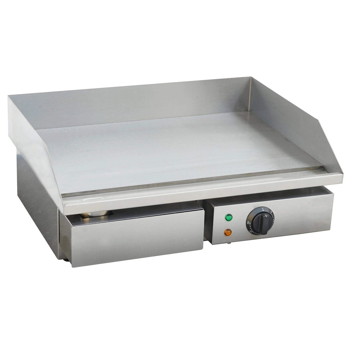 Commercial Griddle Smooth 550x450x230mm 3.3kW Electric - FT818