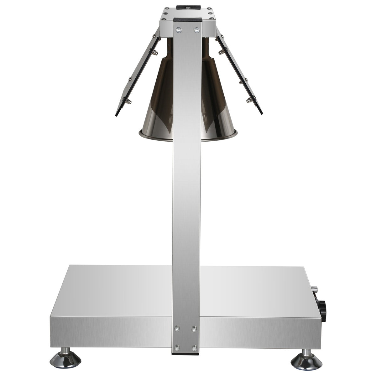 Commercial Buffet Food Warmer with Gantry 1x GN1/1 Heated Base & 1 Infrared Heat Lamp 500W - FYT511