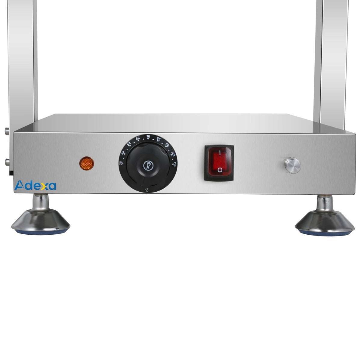 Commercial Buffet Food Warmer with Gantry 1x GN1/1 Heated Base & 1 Infrared Heat Lamp 500W - FYT511