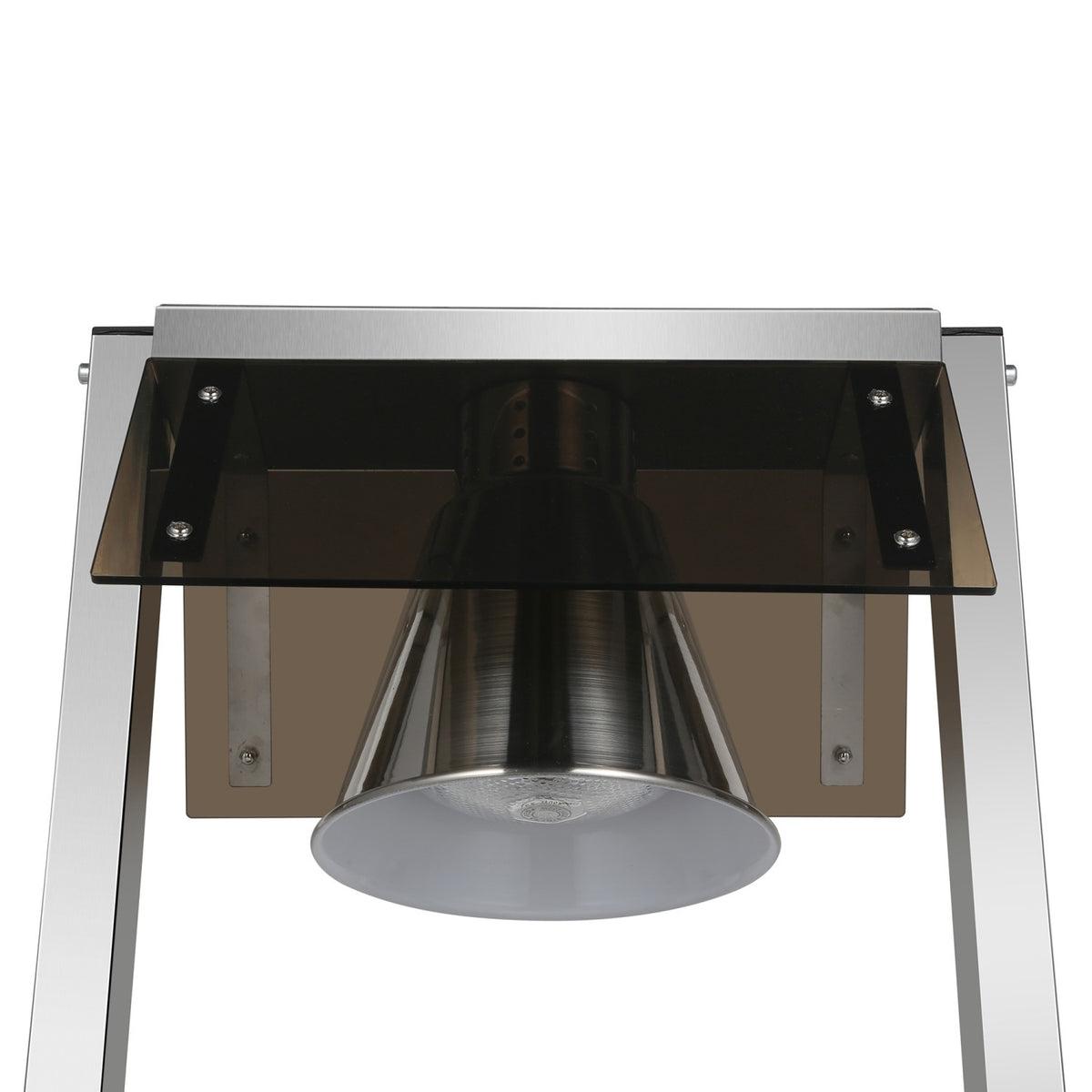 Commercial Buffet Food Warmer with Gantry 1x GN1/1 Heated Base & 1 Infrared Heat Lamp 500W - FYT511