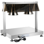 Commercial Buffet Food Warmer with Gantry 2x GN1/1 Heated Base & 2 Infrared Heat Lamps 1kW - FYT512