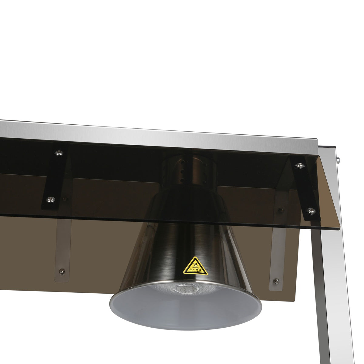 Commercial Buffet Food Warmer with Gantry 2x GN1/1 Heated Base & 2 Infrared Heat Lamps 1kW - FYT512