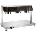 Commercial Buffet Food Warmer with Gantry 3x GN1/1 Heated Base & 3 Infrared Heat Lamps 1.5kW - FYT513