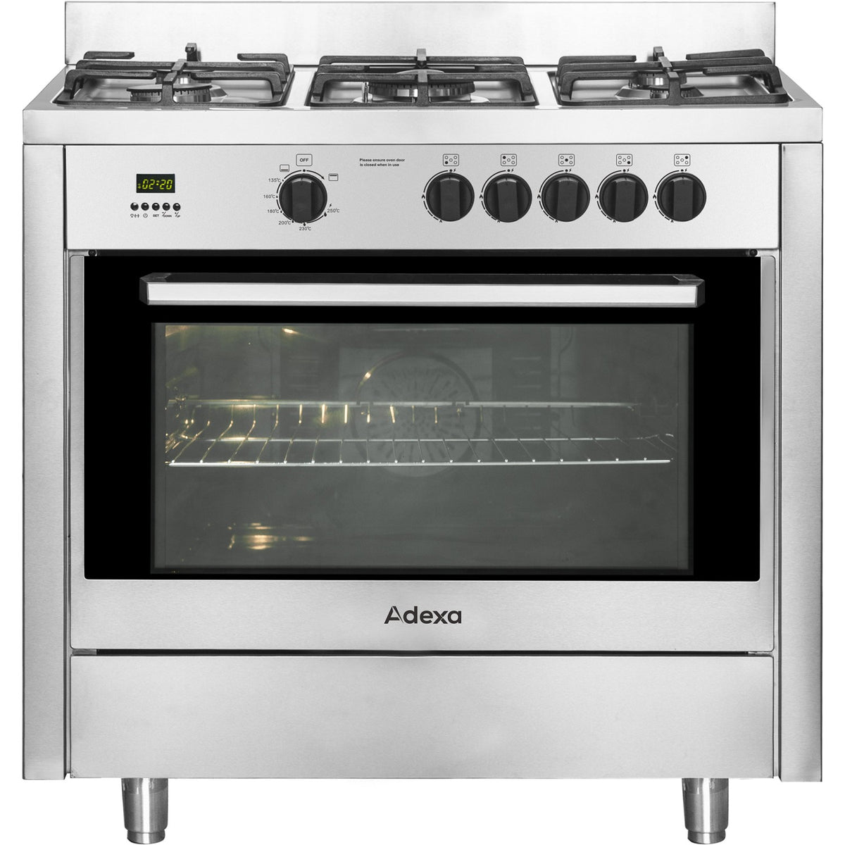 Professional Gas range 5 burners 10kW Gas oven 4.2kW - G36D085010