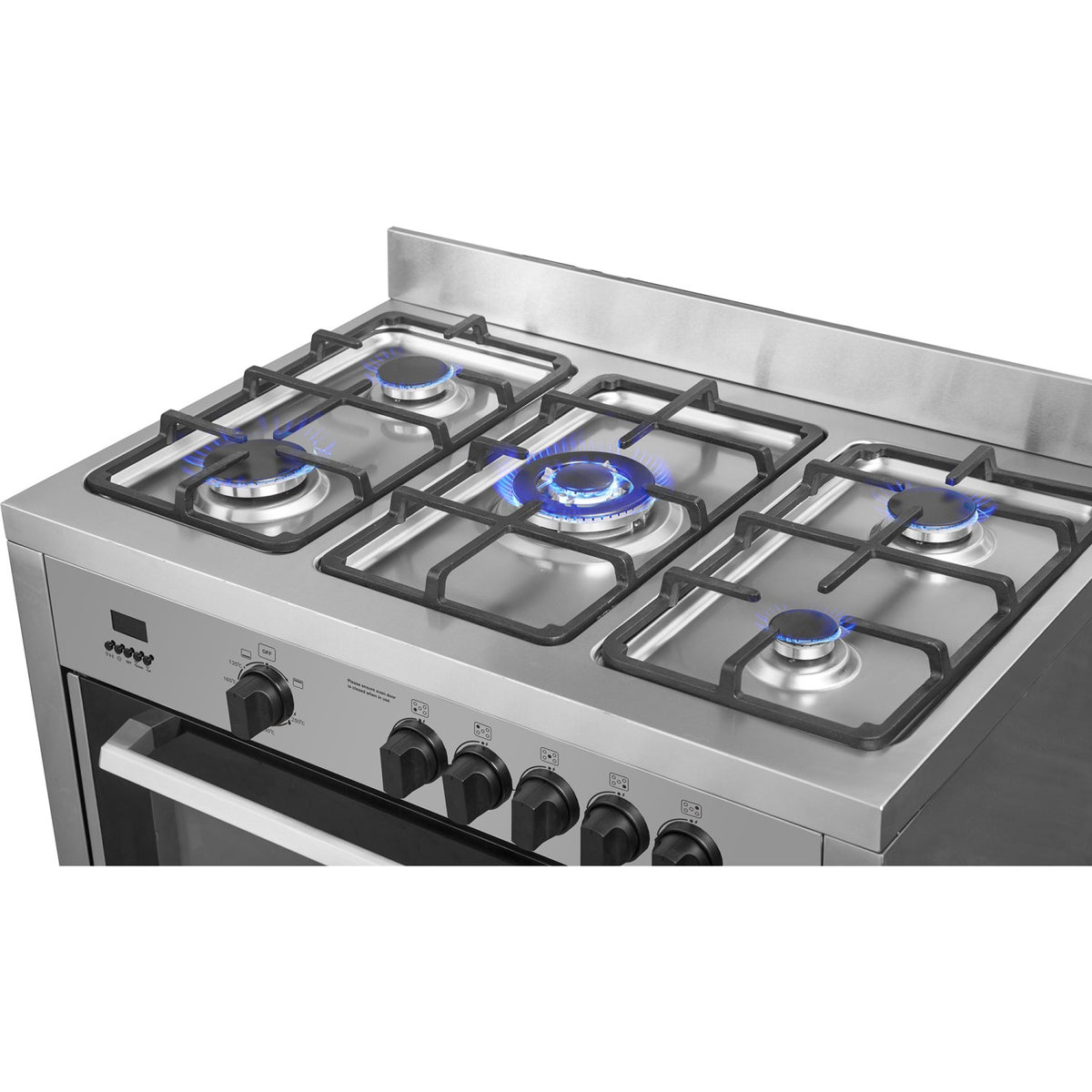 Professional Gas range 5 burners 10kW Gas oven 4.2kW - G36D085010