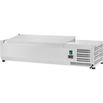 Refrigerated Servery Prep Top 1200mm 4xGN1/3 Depth 380mm Stainless steel lid | THVD1200/380 - THVD1200/380