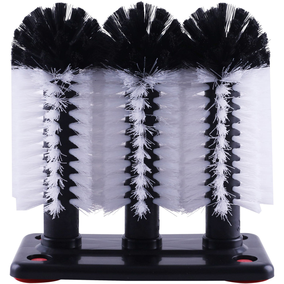 Manual Glass Washer with 3 Nylon Brushes and Suction Base - GBABS