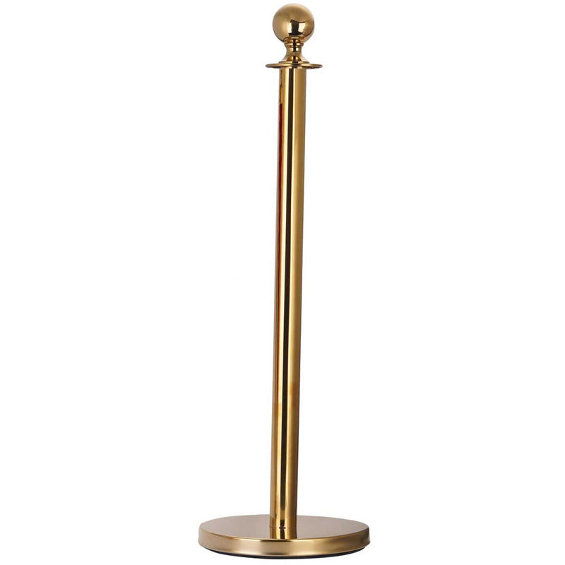 Rope Stanchion with Ball top 320x1000mm Gold - GBP02B