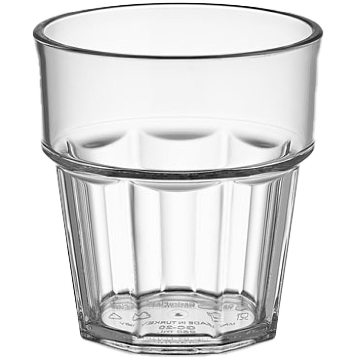 Casablanca Tumbler Clear PC 200ml Stackable - GC19