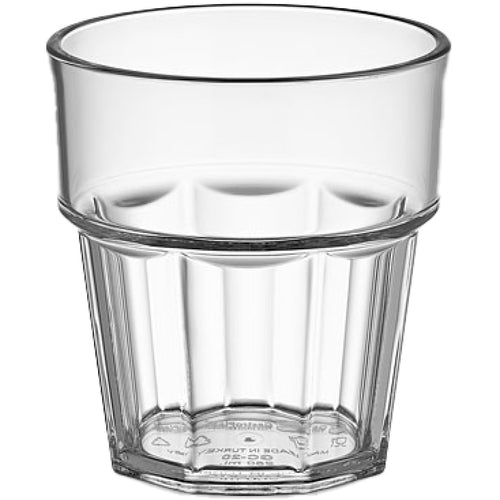 Casablanca Tumbler Clear PC 200ml Stackable - GC19