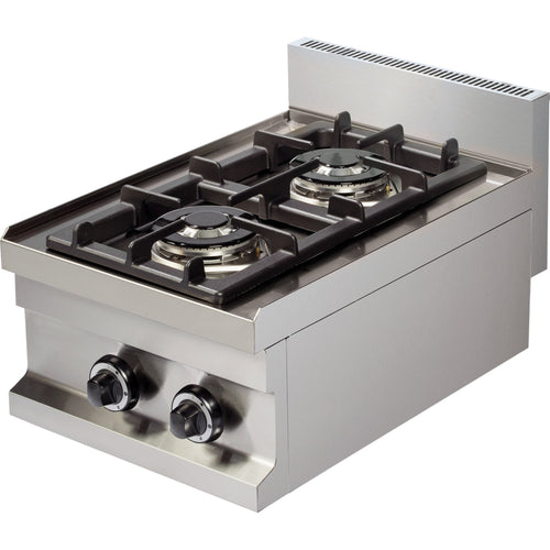 Gas boiling top 2 burners 7.2kW | Hotmax 600 GC604 - GC604
