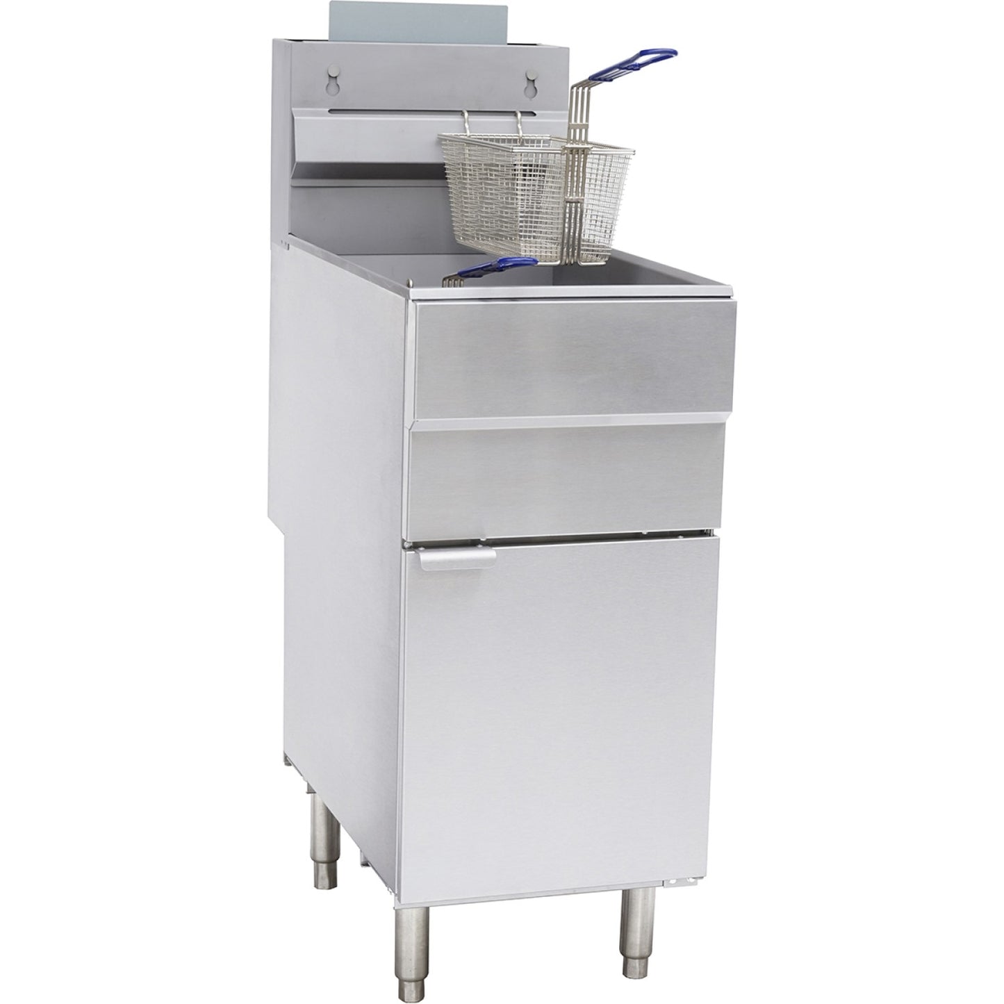 Twin Basket Professional Free standing Fryer Natural gas Single tank 25 litres 35kW - GF120