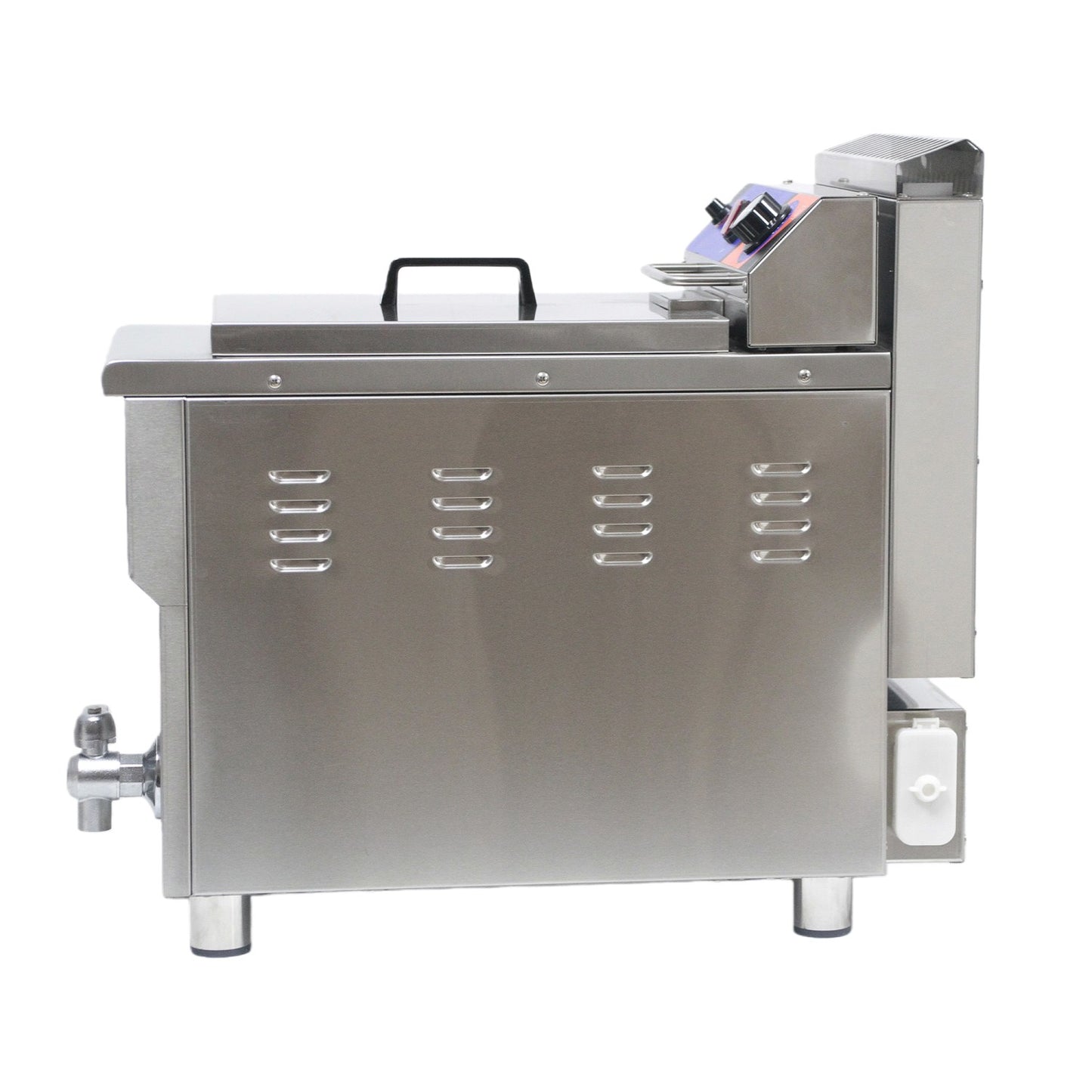 Commercial Single Tank Gas Fryer with Drain Tap - 14L Countertop - GF181