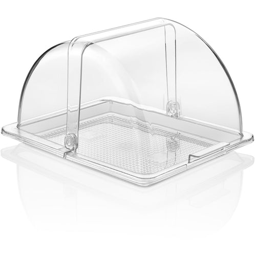 Polycarbonate Roll-up Dome Cover for GN1/2 Tray Clear - GFM12