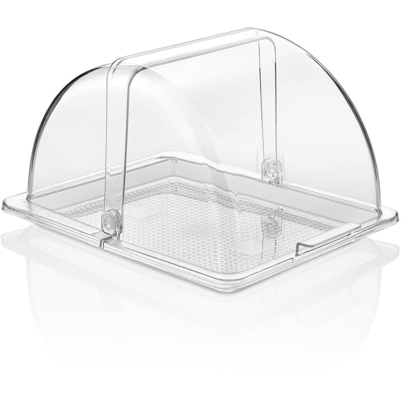 Polycarbonate Roll-up Dome Cover for GN1/2 Tray Clear - GFM12