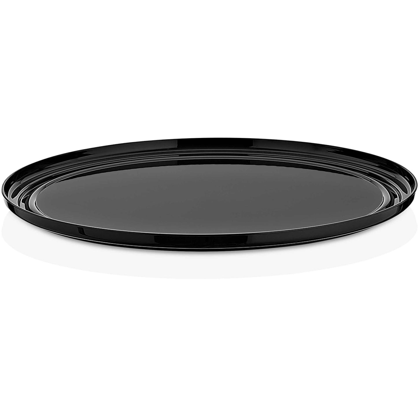 Polycarbonate Gastronorm Tray Round Ø350mm Depth 20mm Black - GFT13B