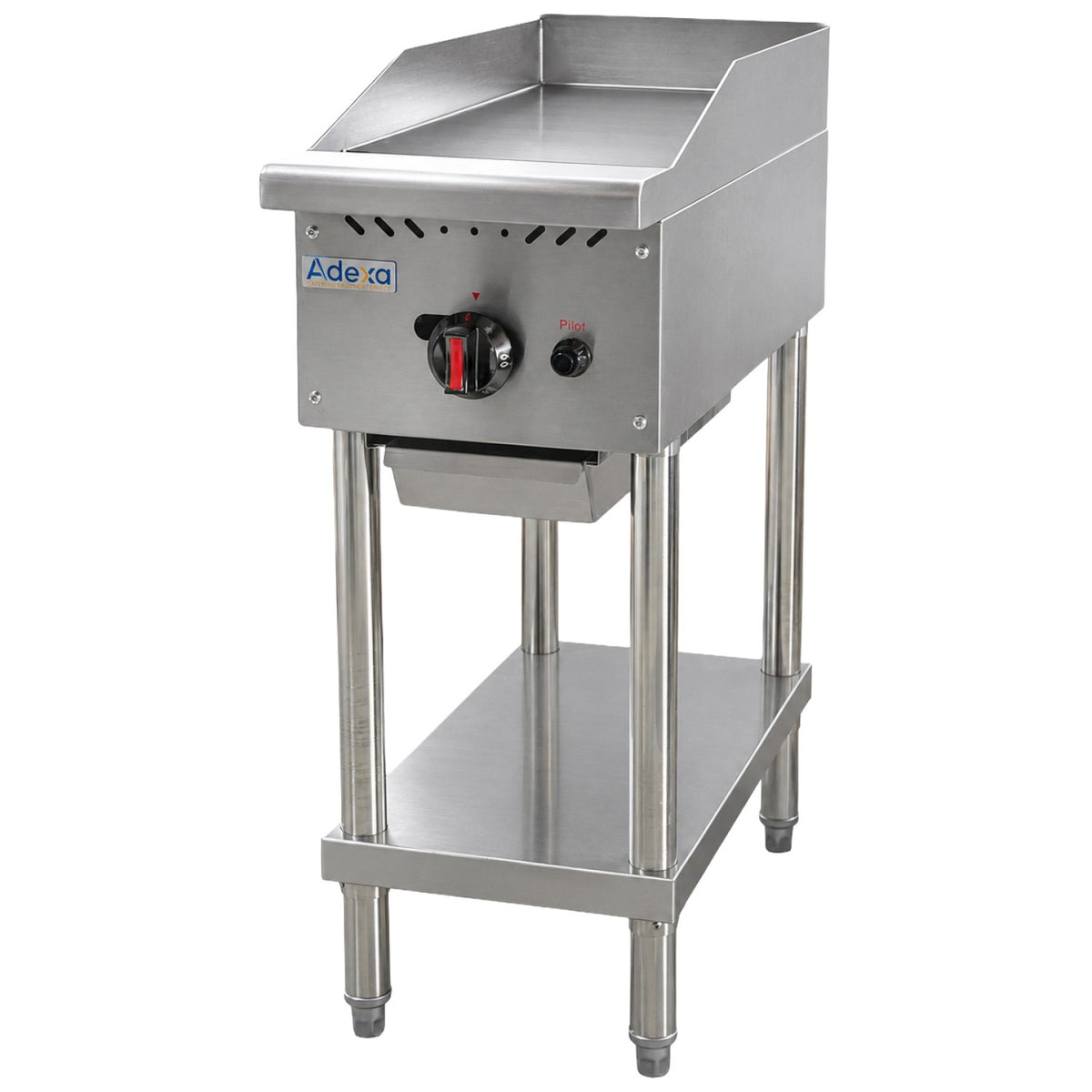 Commercial Freestanding Gas Griddle 7kW 305 x 757 x 962mm - GG12F