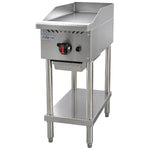 Commercial Freestanding Gas Griddle 7kW 305 x 757 x 962mm - GG12F