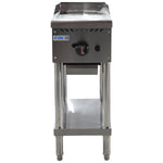 Commercial Freestanding Gas Griddle 7kW 305 x 757 x 962mm - GG12F