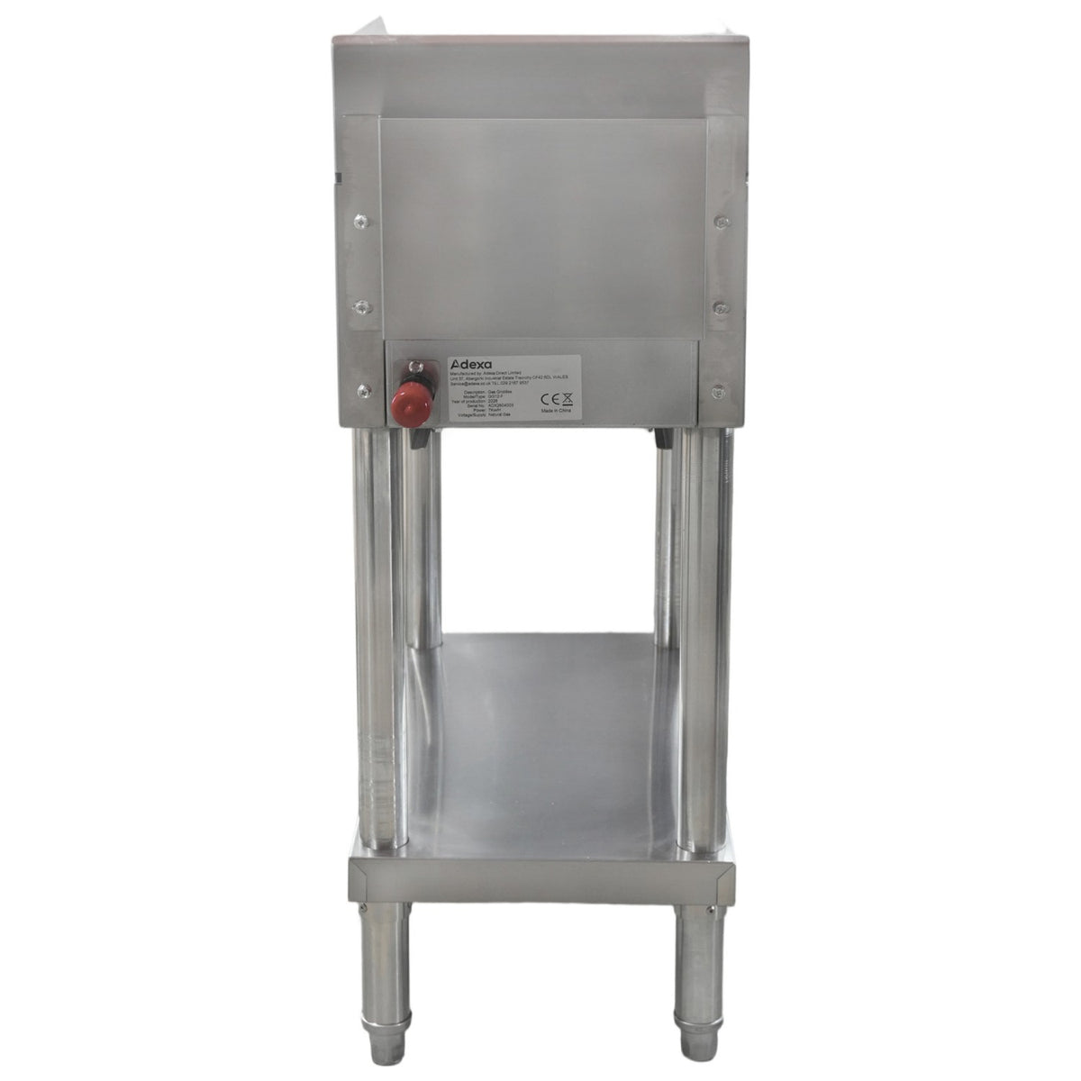 Commercial Freestanding Gas Griddle 7kW 305 x 757 x 962mm - GG12F