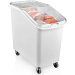 Mobile Ingredient Bin 80 litre Transparent lid - GIB02