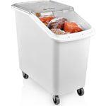 Mobile Ingredient Bin 80 litre Transparent lid - GIB02