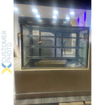 Cake counter 1200x730x1300mm 3 shelves Stainless steel base LED - GN1200RF3