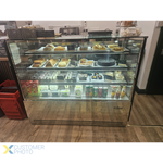 Cake counter 1500x730x1300mm 3 shelves Stainless steel base LED - GN1500RF3