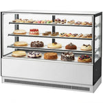 Cake counter 1800x730x1300mm 3 shelves Stainless steel base LED - GN1800RF3
