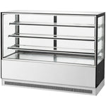 Cake counter 1800x730x1300mm 3 shelves Stainless steel base LED - GN1800RF3