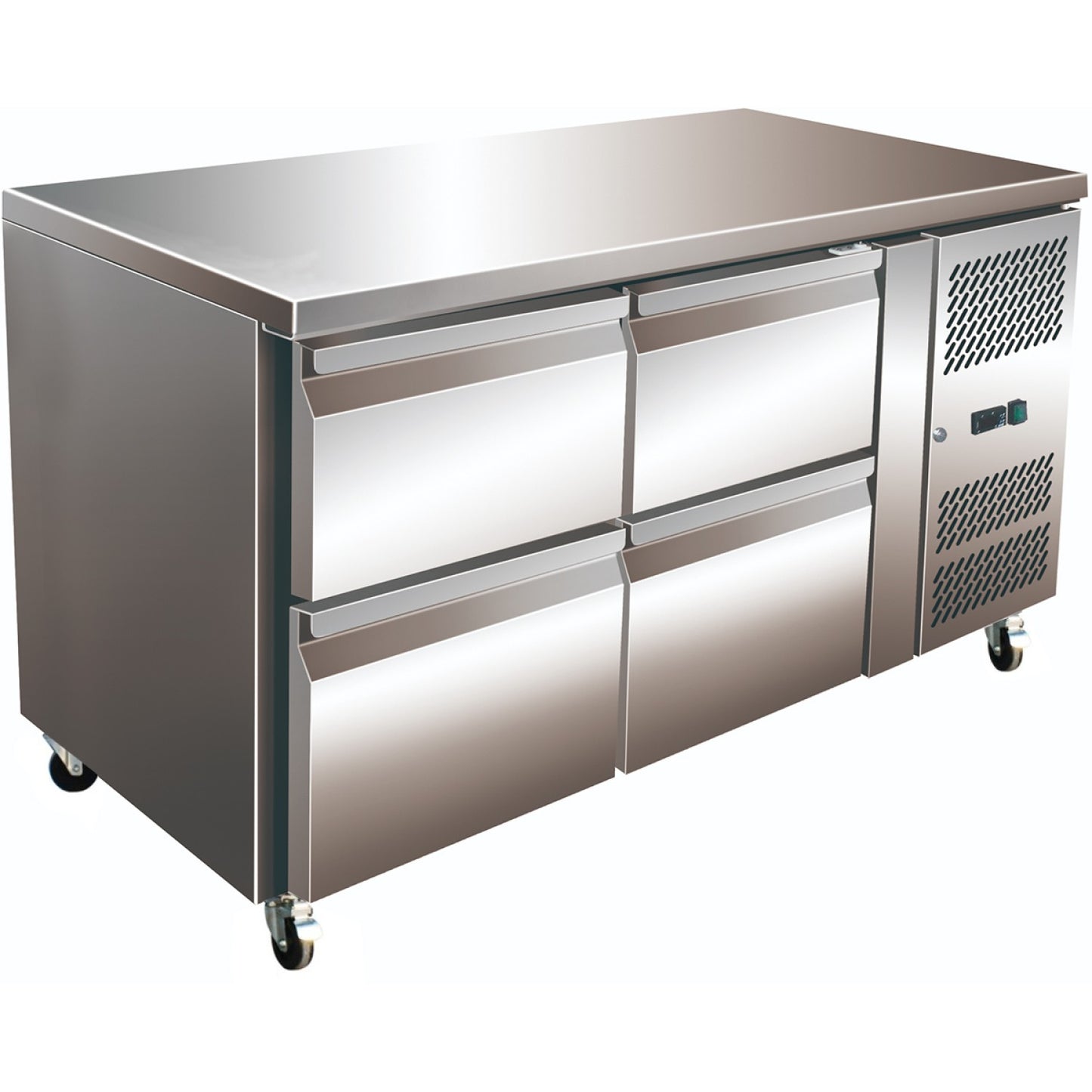 Commercial Refrigerated Counter 4 drawers Depth 700mm - THP2140TN