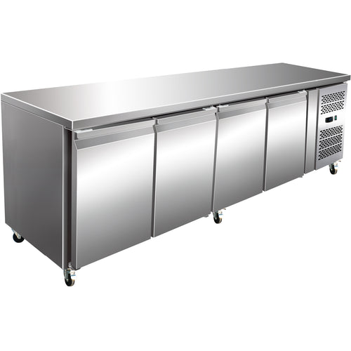 Commercial Freezer counter Ventilated 4 doors Depth 600mm - FS41V