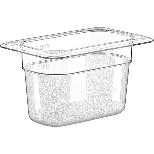 Polycarbonate Gastronorm Pan GN1/9 Depth 100mm - GNP19100