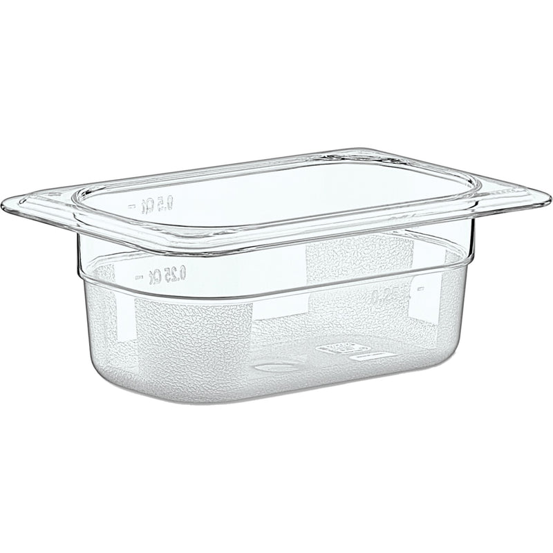 Polycarbonate Gastronorm Pan GN1/9 Depth 65mm - GNP1965