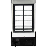 Cake counter 1000x740x1900mm 4 shelves LED Black - GN1000SMBLACK